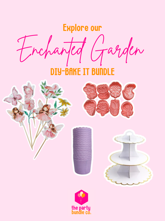 Cover page of the enchanted garden fairy bake it bundle